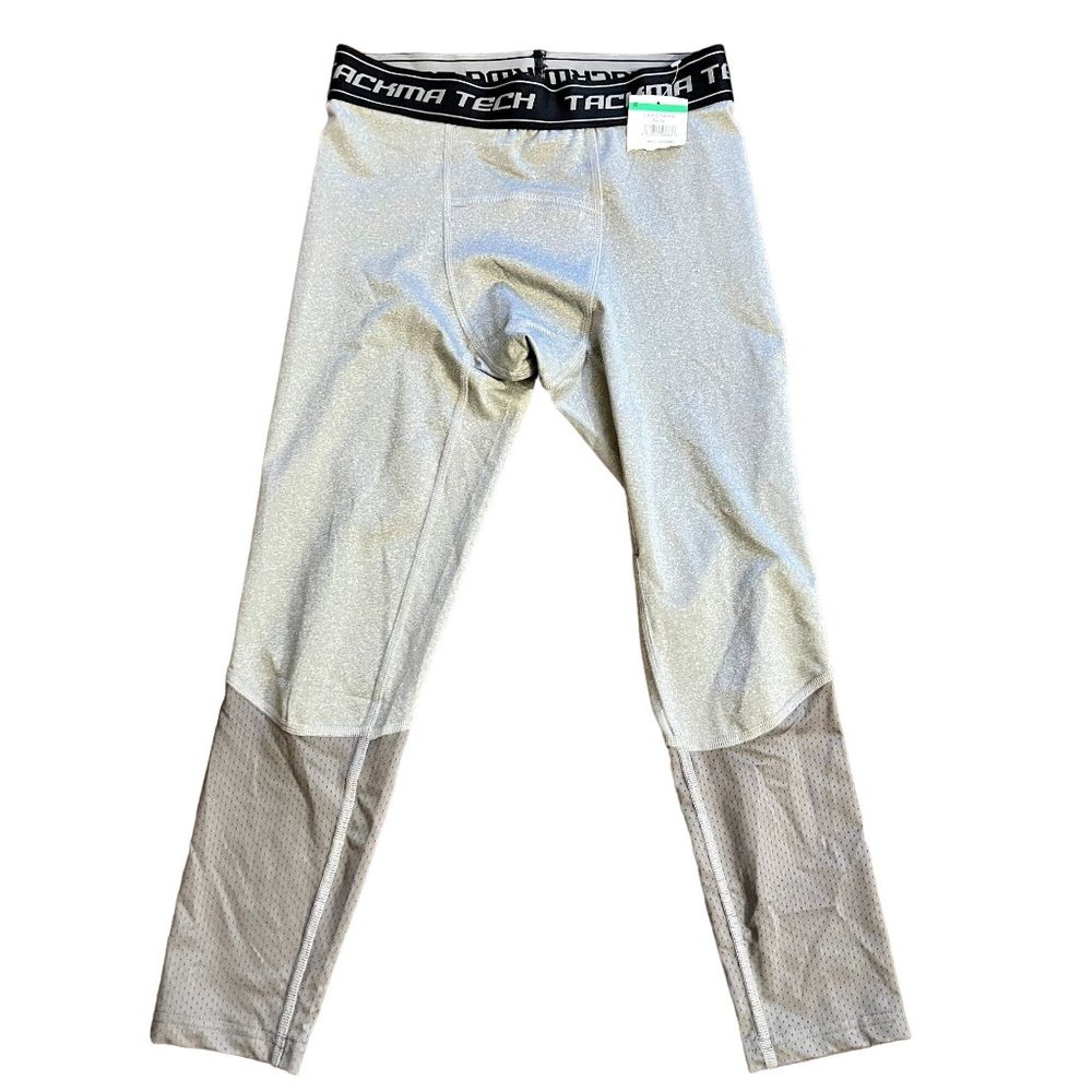 NEW Tackma Tech Light Gray Elastic Waist Pull-On Base Layer Pants Size XS